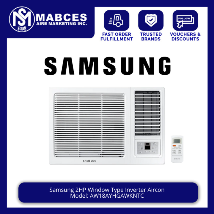 samsung window type inverter aircon 2hp