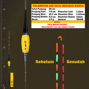 Pelampung Pancing LED XH-01 Berubah Warna