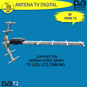 ANTENA TV DIGITAL MURAH SUPER JERNIH ZC 72 ANTENA LUAR PENDUKUNG STB SET TOP BOX ANTENE DIGITAL TV LED LCD TABUNG