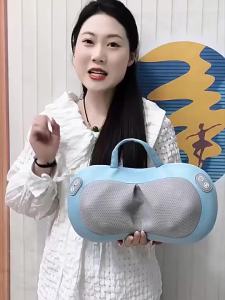 AE Cervical massage pillow multifunctional kneading waist massager pillow cushion wireless shoulder and neck massager dual-use for waist and neck