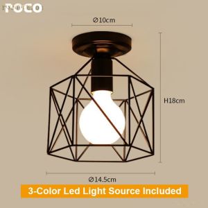 Ceiling Light Creative Crystal Aisle Ceiling LightsCorridor LightHallway Balcony Light Modern Minimalist Nordic Ceiling LampsGoldBlack