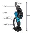 ONEVAN 11000RPM Brushless Electric Chain Saw With Safety Lock Cordless Handheld Pruning Saw Woodworking Electric Saw Cutting Tool，For Makita 18V Battery. 