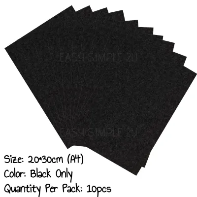 (10pcs/20pcs/40pcs) 1mm Thickness Felt Fabric Sheets Kain Felt Non-Woven DIY Art Craft Supplies School Mix Color Sewing