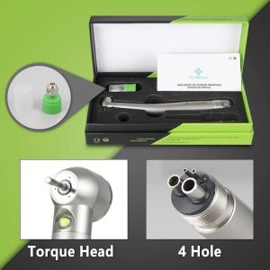 2026 Dental LED High Speed Handpiece Dentist Tips Teach Model E-Generator Rotation Turbine Dentistry Push Button Triple Water Spray