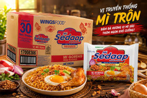 [Combo 1 Thùng 30 Gói] Mì Trộn Sedaap Gà Cay - Phô Mai - Truyền Thống Xuất Xứ Indonesia [Kido Phân Phối Độc Quyền] [Halal]