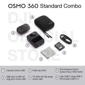 DJI Osmo 360 - Camera Hành Động 360 Cảm Biến 1/1.1 inch Quay Video 360 chuẩn 8K ( DJI O360 )