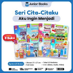 (ISI 8 BUKU) Seri Cita-Citaku Aku Ingin Menjadi - Cerita Dongeng Sebelum Tidur untuk Anak - Aqwam