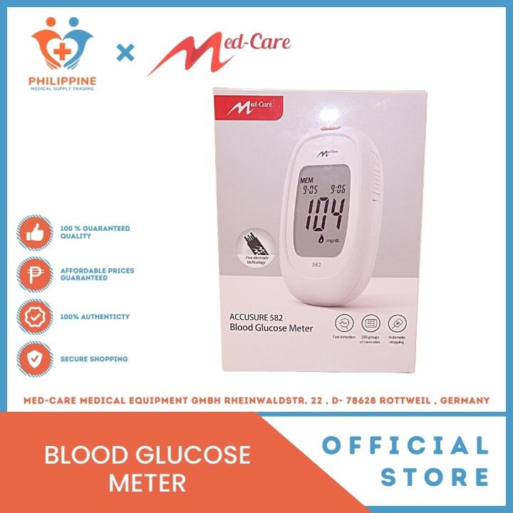 BLOOD GLUCOSE METER ( MED - CARE GERMANY ) | Lazada PH