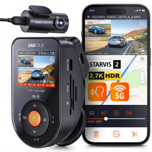 Vantrue S1 Pro 2.7K Front and Rear Dashcam5G WiFiW/HDR Night VisionSTARVIS 2GPSVoice Control24H Parking Mode