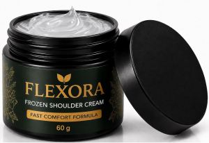 FLEXORA Shoulder Comfort Massage Cream 60g. Designed to ease muscle tension Reduce stiffness and Refresh tired joints in the neck and shoulder areas
