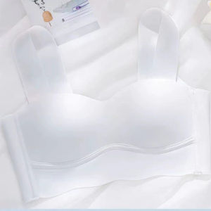 Summer Thin Top Top Non-trace Sports Underwear Womens Small Chest Pull Up Big Chest Small Vest Without Underwire Bra