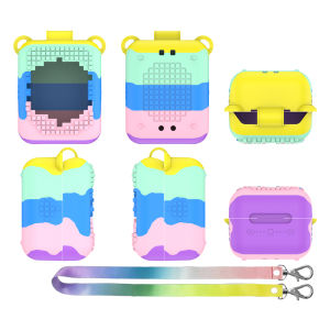 Silicone Cover Case Shockproof Protective Case Silicone Protective Cover for Bitzee Interactive Digital Pet and Case