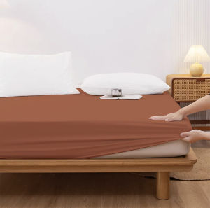 Bedsheet No Lukot No Gusot Bedsheet Fully Garterized Bedsheet Fitted Bed Sheet Plain Beddings (Pillowcase not included)