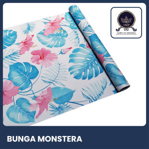 Adipatidinding - Wallpaper Dinding Motif Bunga Monstera Ukuran 45 Cm x 10 Meter Wallpaper Stiker Dinding Motif Bunga Monstera Wallstiker Motif Bunga Monstera Dekorasi Dinding Dekorasi Rumah Dekorasi Ruang Tamu Dekorasi Kamar Tidur
