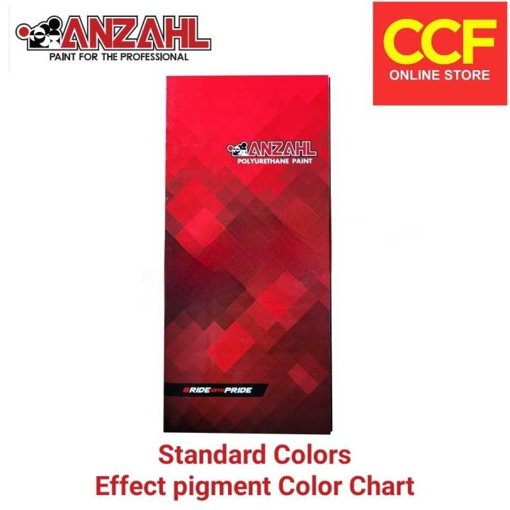 Anzahl Urethane Paint Standard Colors Effect Pigments Color Chart