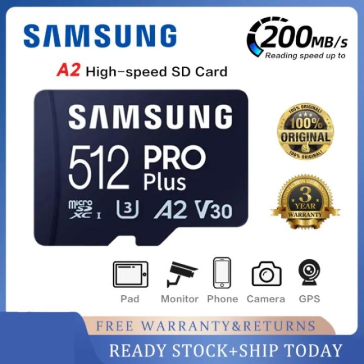 Samsung Memory SD Card micro TF Card 128GB 256GB 512GB class10 SDXC