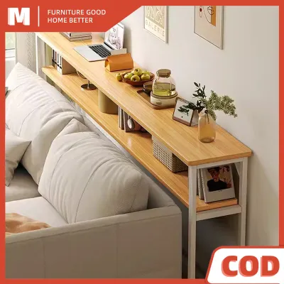 【24-hour shipping】Sofa Side Table Shelf Organizer Storage Rack Slim and Narrow Table Nordic Kitchen Bedside Storage Rack Behind the Bed Narrow Shelves Against Sofa Rear Gap Storage Side Strip Cabinet