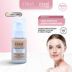 ERHA ESME Sureface Liquid Foundation SPF 20/PA++ - Alas Bedak Cair 30gr