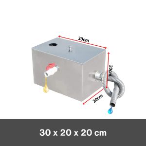 Stainless Steel Grease Trap kitchen Oil Filter Sink Filter Equipment Perangkap Minyak Sinki Penapis Minyak Sinki Dapur