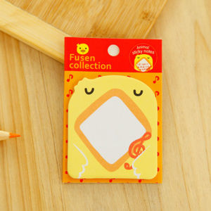 🔥chageey👍 Cute Animal 20 Sheets Sticky Note Time Record Sticky Memo Cartoon Creative Notepad Student Office