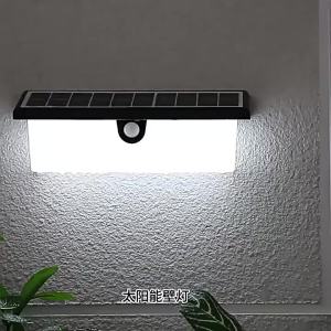 SXH  Solar-Powered Motion Sensor Light   Household Outdoor Fence Decoration   Garden Patio Ambient Light
