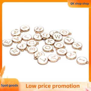 ✨QK shop✨ 26Pcs Letter Alphabet Charms Initial Letter Bracelet Jewelry DIY Craft Making