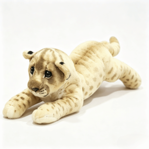 BABYBANG Soft Simulation Lion Plush Toys Lifelike Simulation Simulation Tiger Plush Toys Stuffed Animal Toys Real Like Lying Tiger Plush Toys Home Decor