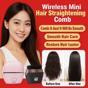 Portable Mini Curler Straight Curl Dual Purpose Cordless Charger Ceramic Heated Curler
