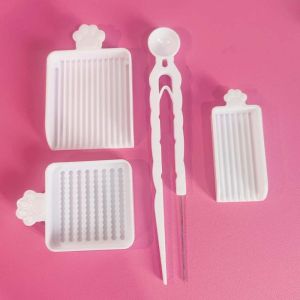 WCYC 3/4/5Pcs/Set DIY Handmade Fuse Beads Picking Tray Kit Plastic Beads 2.6mm Fuse Beads Perler Bead Tool Creative Handheld Plastic Beads Sorting Tools Handmade Beads Toy