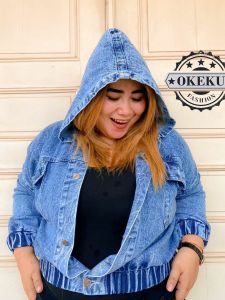 jaket hudiy wanita jumbo xxxl ld130 jeans