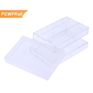 【PCWFKef】 1 cái hộp Băng Cassette hộp đựng trong suốt Hộp Băng trống ghi âm từ tính hộp chống bụi