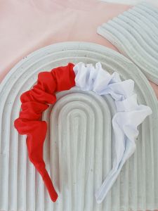 Bando Merah Putih 17 Agustus Bando Scrunchie