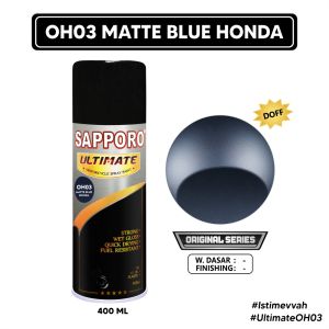 Sapporo Ultimate OH03 Matte Blue Honda / Original Series 4in1 / Cat Aerosol Terbaik