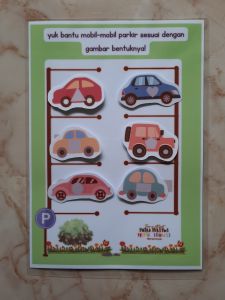 BUSY PAGE Seri Bentuk (Seri Shape Sorting) Velcro Kreatif Murah