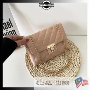 Hype Fashion 🌈 Ready Stock 🌈 2023 Korean Women Sling Bag Casual Lady Crossbody Leather Shoulder Bags Borong Beg Tangan Wanita