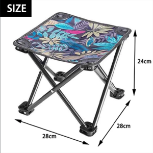 Outdoor Portable Fishing Chair Foldable Camping Stool for Outdoor Travel Hiking Beach Camping Stool