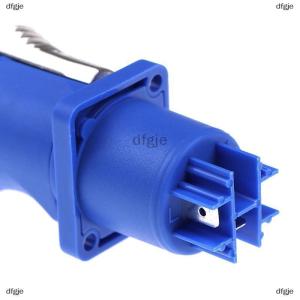 [COD] dfgje 2Pcs set PowerCON Audio 3P Type A NAC3FCA+NAC3MPA-1 Chassis Plug Panel Connector