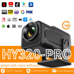HY320 Smart Projector Portable Mini WiFi Bluetooth Android Wireless Connection Phone Automatic Keystone Correction