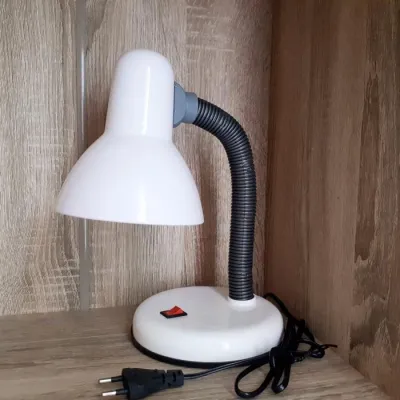 PermataUnik - Lampu meja belajar 203 Switch Putih