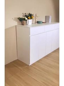 Sideboard Storage Cabinet Integrated Drawer Cabinet Solid Wood Storage Cabinet Minimalist Chest Drawer