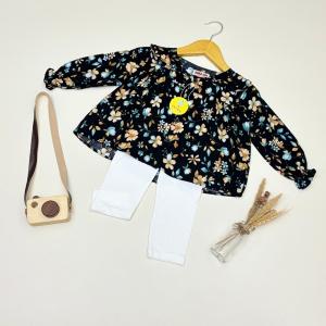 Set Blouse Celana Saiba / Tuniq Babydol Usia 1-3 Tahun
