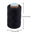4PCS Waxed Thread Bracelet Weaving High -strength Sewing Thread Waxed Linen Thread for DIY Handicraft Tools 0.8mmx30m. 