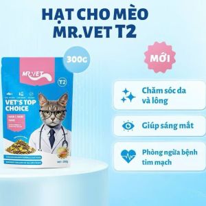 THỨC ĂN HẠT MRVET CHO MÈO 1KG CHO MÈO MỌI LỨA TUỔI BỔ SUNG DINH DƯỠNG CẦN THIẾT