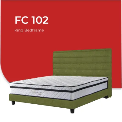 (BED FRAME ONLY) Goodnite FC102 Headboard + 6inch 4PVC Divan (More Color Option)