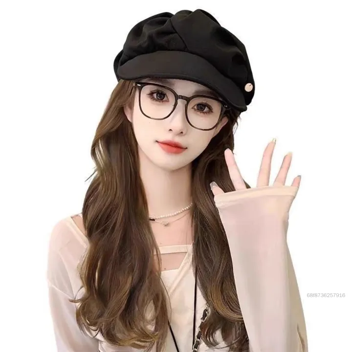 Bộ Tóc Giả Xoăn Dài Với Thiết Kế Mũ Nồi Chịu Nhiệt Sợi Tổng Hợp Tóc ...