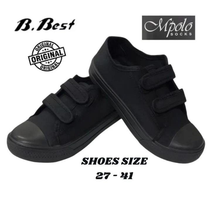 %5BSCHOOL%20SHOES%5D%F0%9F%91%9F27~41%20Kasut%20Sekolah%20Hitam%20Lekat%20Black%20School%20Shoes%20Sticky%20B.Best%20Lekat%20Unisex%20School%20-%20Image%202