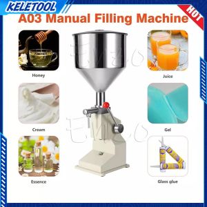 Manual Liquid Filling Machine 5-50ml Oil Bottle Filler for Cream & Cosmetic Filling