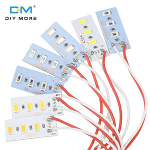 แผงแสงโดยรอบพร้อมสาย5ชิ้นสำหรับตกแต่งวันหยุดโมดูล LED ลูกปัด5730ความสว่างสูง DC 5V 1.5W แบบ DIY