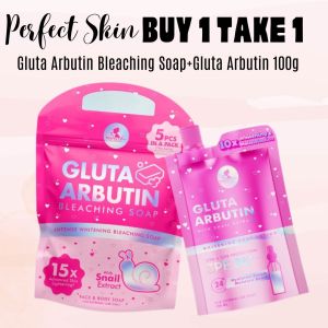 Buy 1 Get 1 Gluta Arbutin bleaching Soap +100g Gluta Arbutin Lotion