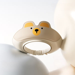 หมวกอาบน้ำเด็ก หมวกสระผมเด็ก ปรับขนาดได้ กันแชมพูเข้าตา อุปกรณ์อาบน้ำ